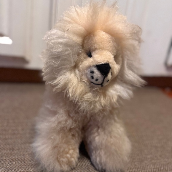 Other - Real alpaca fur lion stuffed animal